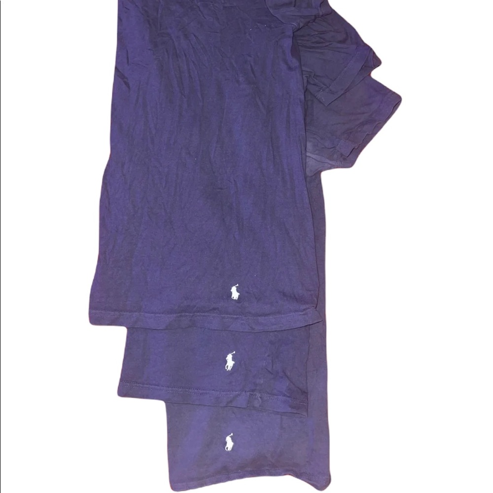 3 Pack of Blue Polo Ralph Lauren T shirts size L